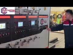 دستگاه ساخت جعبه کارتن راه راه