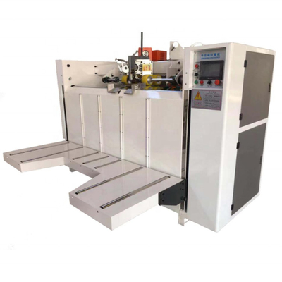 دستگاه دوخت جعبه راه راه PLC کارتن 7 لایه نیمه خودکار